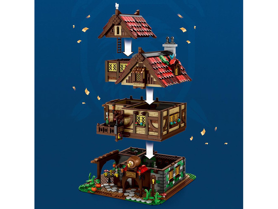 BIG COTTAGE Medieval inn for knights 2868-pieces ZA5803