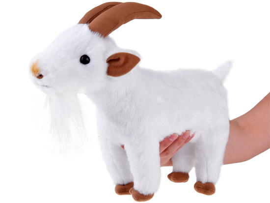 Mascot plush toy white Goat 38 cm 13992