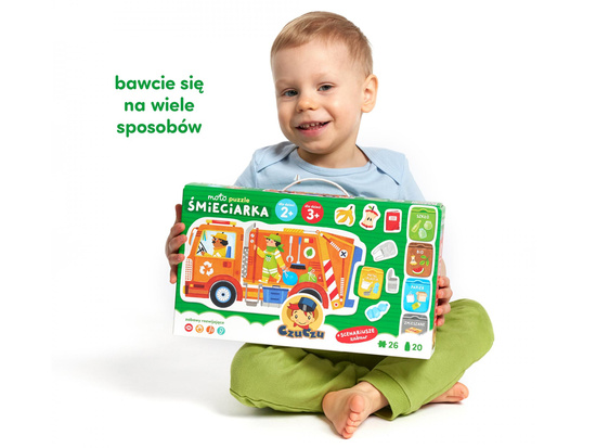 CzuCzu Moto puzzle Garbage truck 26 pieces 2+ ZA6104