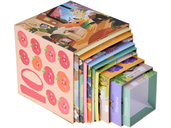 Educational cube puzzle for children - creative puzzle 10 pieces ZA5868