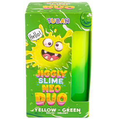 Tuban Jiggle Slime Neo Duo dwukolorowy żółto-zielony 430g ZA5650