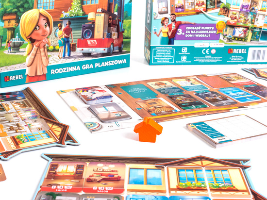 Rebel Family Board Game HOUSE about interior design with heart and imagination GR0783