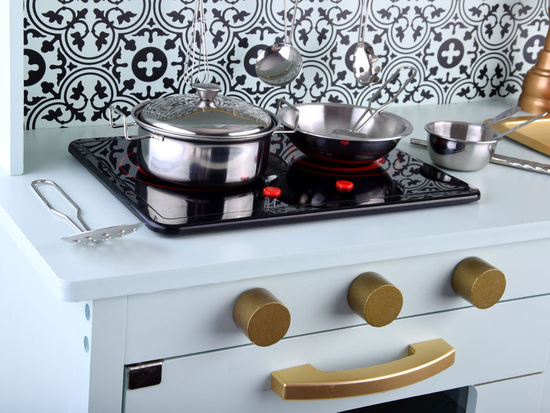 Beautiful Mint wooden kitchen for children ZA4128