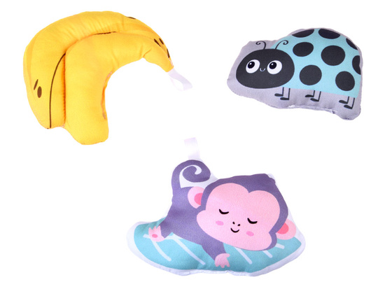Large Educational Baby Play Mat + Soft Bolster Pillow + Toys ZA5824