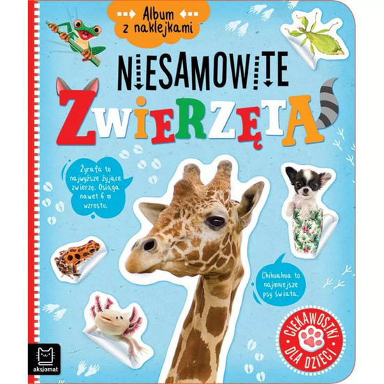 Aksjomat Album z naklejkami. Niesamowite zwierzęta KS0733