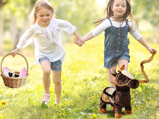 Interactive COWBOY HORSE walks, neighs, and dances. Country ihaaa! ZA5772