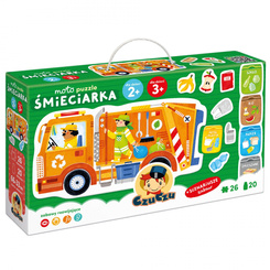 CzuCzu Moto puzzle Garbage truck 26 pieces 2+ ZA6104