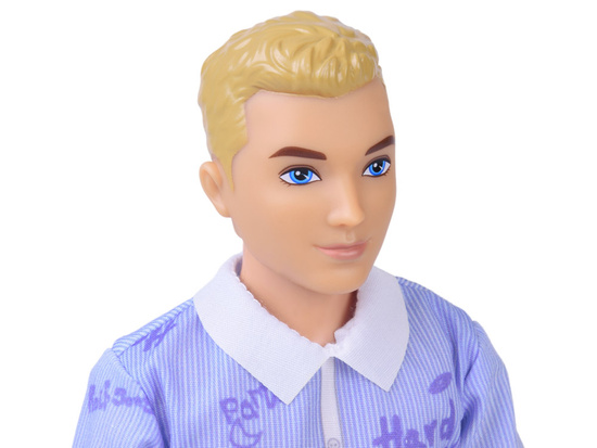Anlily Doll boy BLOND Paulo in shirt and light trousers ZA6006 A