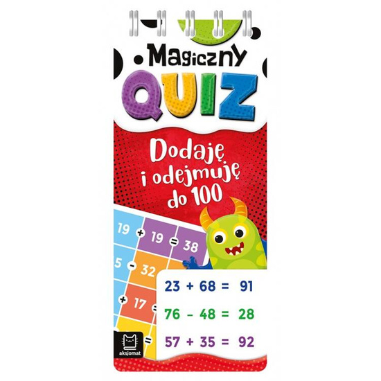 Aksjomat Magiczny quiz Dotknij magii Dodaję i odejmuję do 100 Zakryte - odkryte KS0862