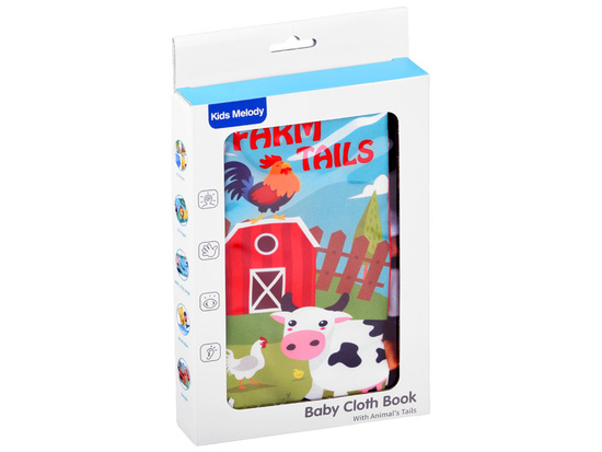 Soft colored book animals Farm ZA4185