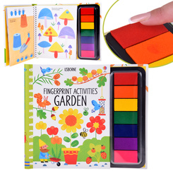 Creative finger painting book GARDEN 64 pages 7 colors AP0049