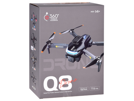 Quadrocopter Latający Dron model zdalnie sterowany składany + pilot RC0681