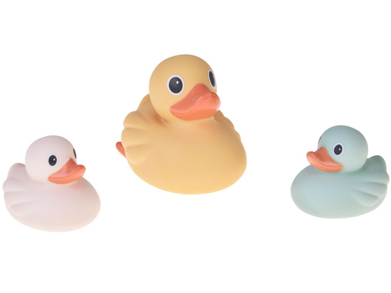 Soft Pastel Rubber Blocks with Adorable Ducklings – 30-Piece Set ZA5671