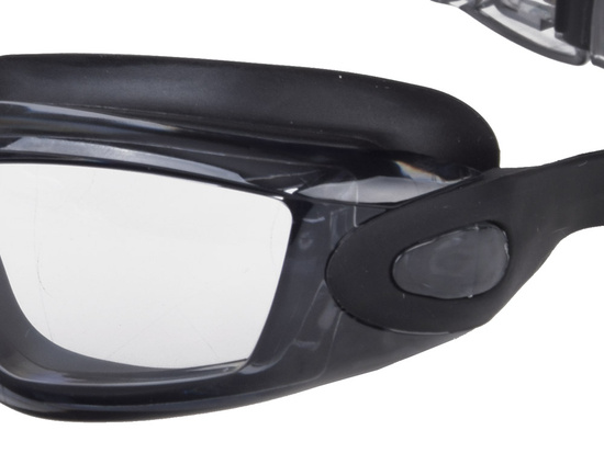 SET UV ANTI-FOG swimming goggles + ear and nose plugs SP0792 CY