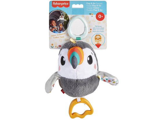 Fisher-Price Toucan Flapping Wings Rattle Pendant ZA6034