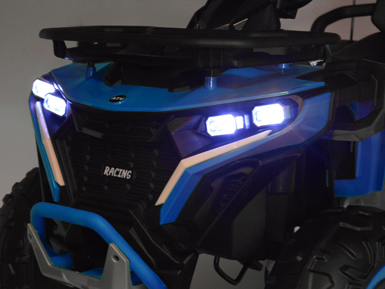 Duży quad na akumulator dla dziecka 4x4 PA0328 Niebieski  