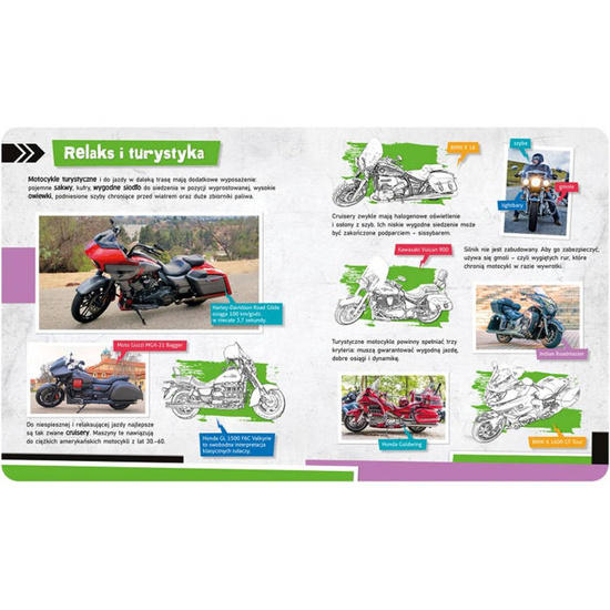 Aksjomat Album z naklejkami. Motocykle. KS0634