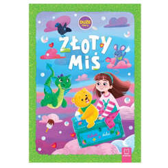 Golden bear. Large letters. Hardcover. Fairy tales first readings KS1006