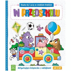 I play and learn with the dragon Joke. In kindergarten