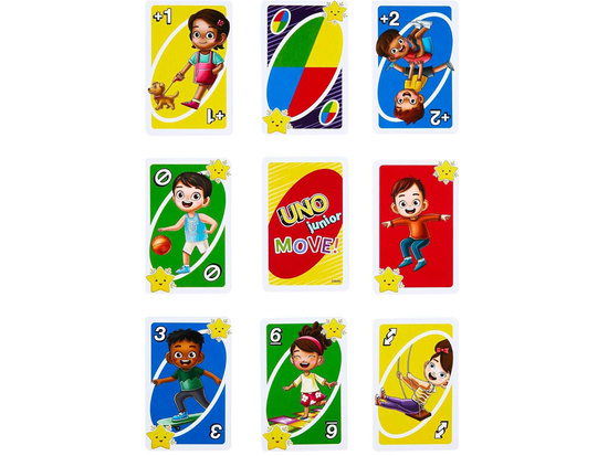 UNO Junior Move Playing Cards Children's Card Game GR0776