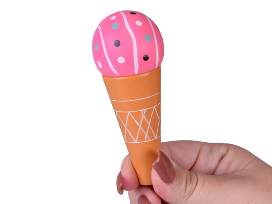 Duża pastelowa budka z 8 lodami LODZIARNIA drewniana dla dzieci ZA5945