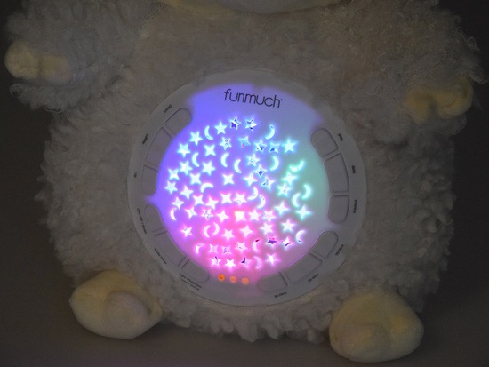 Soft SHEEP Star Projector - 20 different lullabies + sounds ZA5750