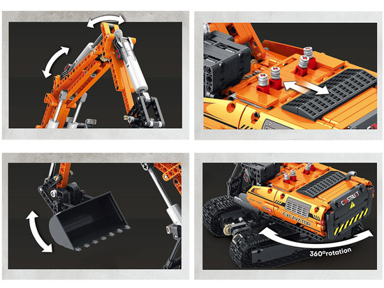 Remote-controlled EXCAVATOR 1106-piece construction set ZA5797