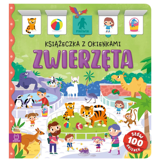 Aksjomat Zwierzęta. 100 okienek - 100 słów KS1190