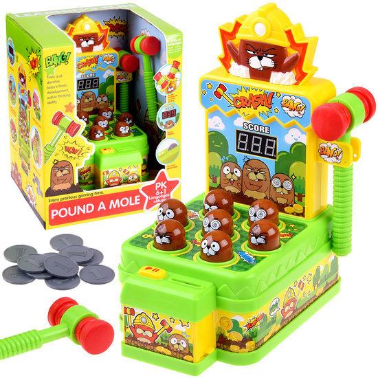 Arcade game "Hit the moles with a hammer" - light and sound ZA5954