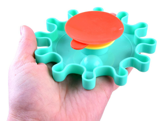 Spin sort Water toy colorful cogs  ZA3407