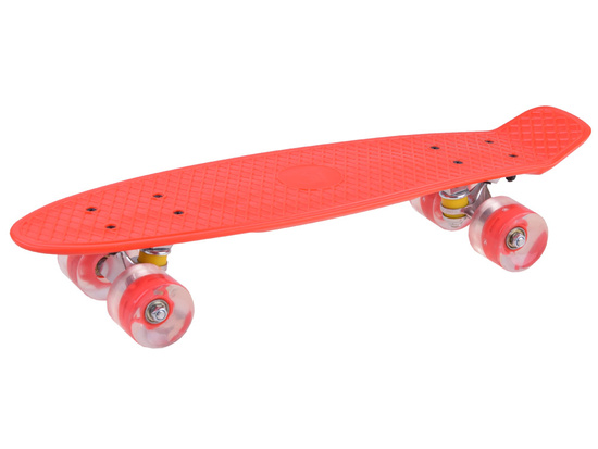 FISZKA skateboard for children with LED light-up wheels up to 50kg SP0715