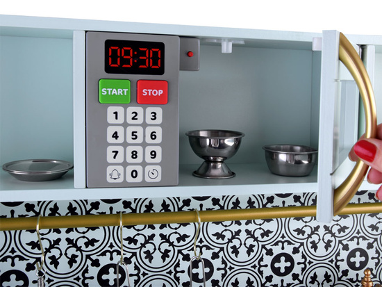 Beautiful Mint wooden kitchen for children ZA4128