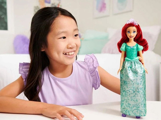 Mattel Disney Princess 3-Doll Set: Ariel + Tiana + Rapunzel ZA6036