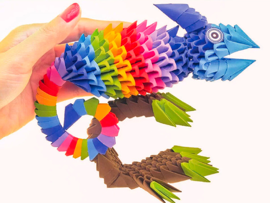 Alexander zestaw kreatywny Origami 3D – Kameleon ZA6075