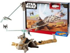 Hot Wheels Star Wars SPACESHIP Set Drive + Battle Sound ZA2744