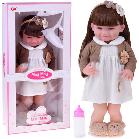 Large Girl Doll 55 cm – Adorable Look and Playful Smile ZA5830