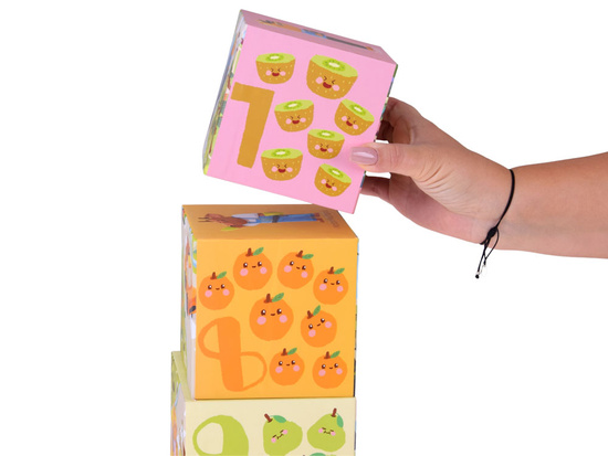 Edukacyjne puzzle sześcienne dla dzieci - kreatywna układanka 10szt. ZA5868