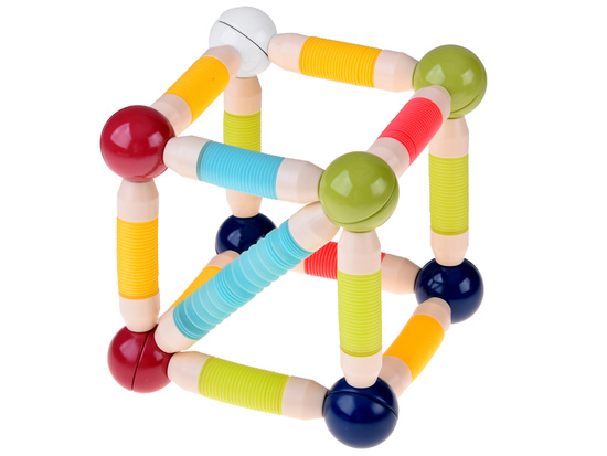 Flexible Magnetic Tube Blocks for Building 36-piece Tube Block ZA5813