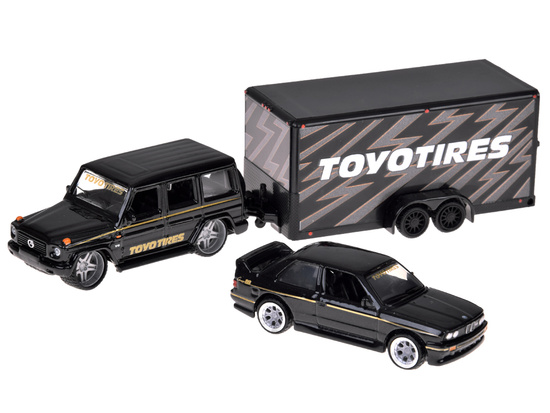Licensed metal cars 1:64 Mercedes-Benz G 1988 and BMW M3 E30 ZA5960