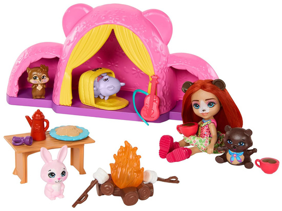 Enchantimals camping trip set bear doll ZA5995