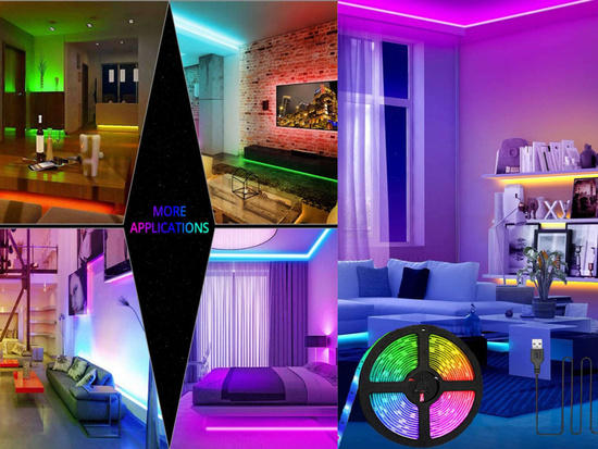 LED strip 5m RGB + remote control Waterproof ZA4824