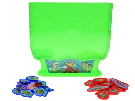 Gra zręcznościowa strategiczna połącz 5 Dinozaury układanka GR0614