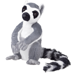 Maskotka duży pluszowy Lemur z Madagaskaru siedzący 27cm 14159