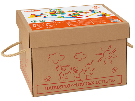 Blocks Amusement park large waffles 246 pcs. ZA4890