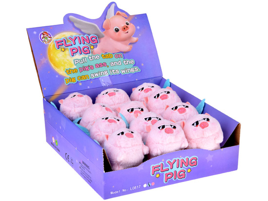Adorable Plush Pig Keychain with Spinning Tail ZA5680