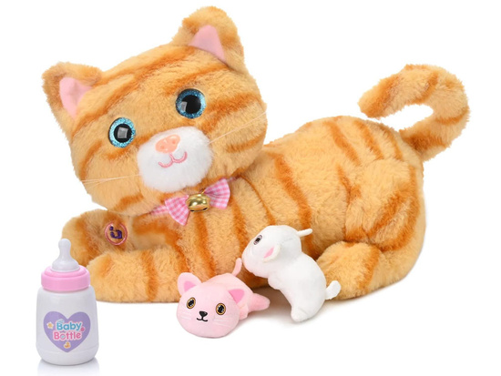 Interactive kitten meows purrs records melodies + kittens ZA4694 PO