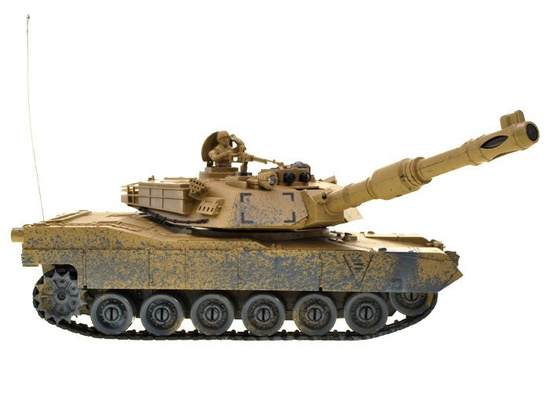 Controlled TANK M1A2 desert camouflage RC0374