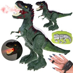 Gesture-controlled dinosaur + RC remote control 2in1 breathes roars shines dances RC0625 ZI