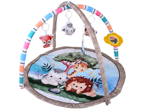 Colorful Educational Play Mat with Animals – Soft and Safe ZA5825