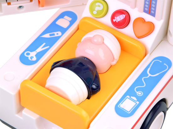Toy car Ambulance interactive patient ZA4540